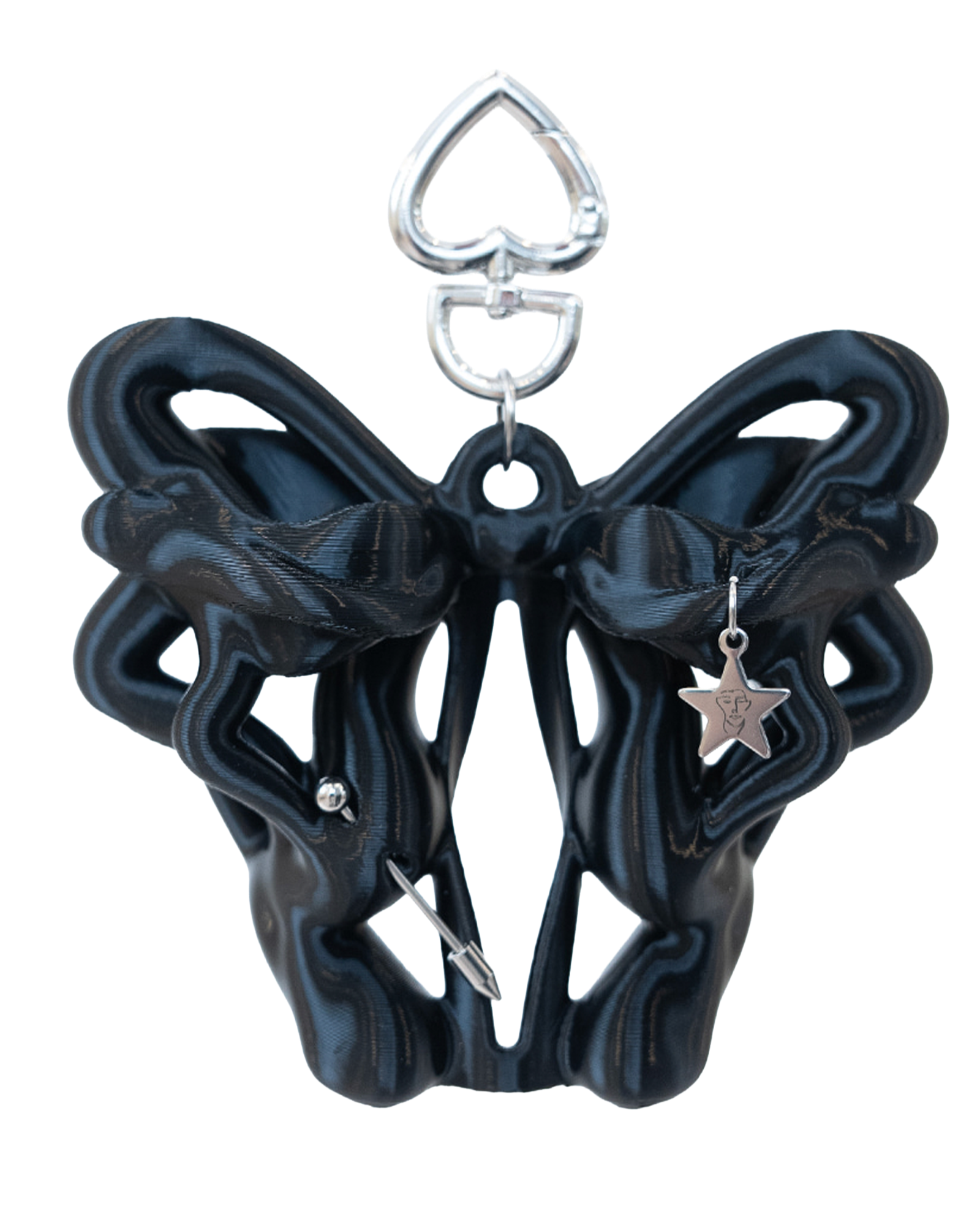 JIMI RIBBON BALM KEYCHAIN  - Liquid Black