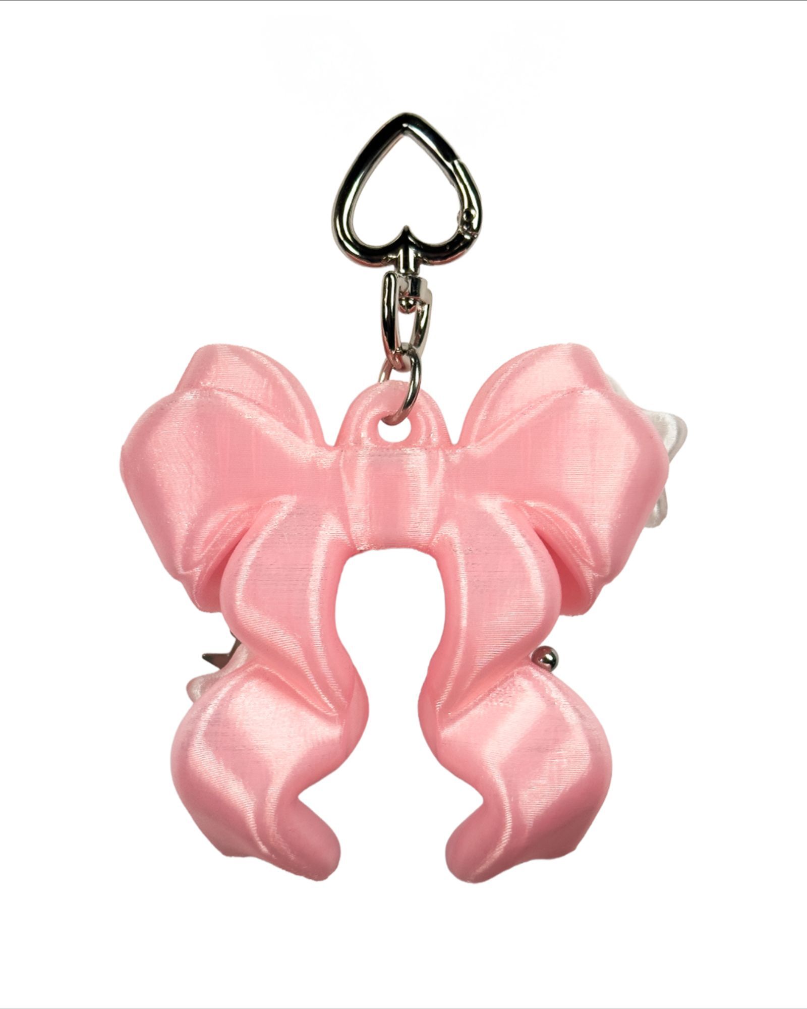 JIMI SUPERSTAR RIBBON BALM KEYCHAIN  - Clear Pink