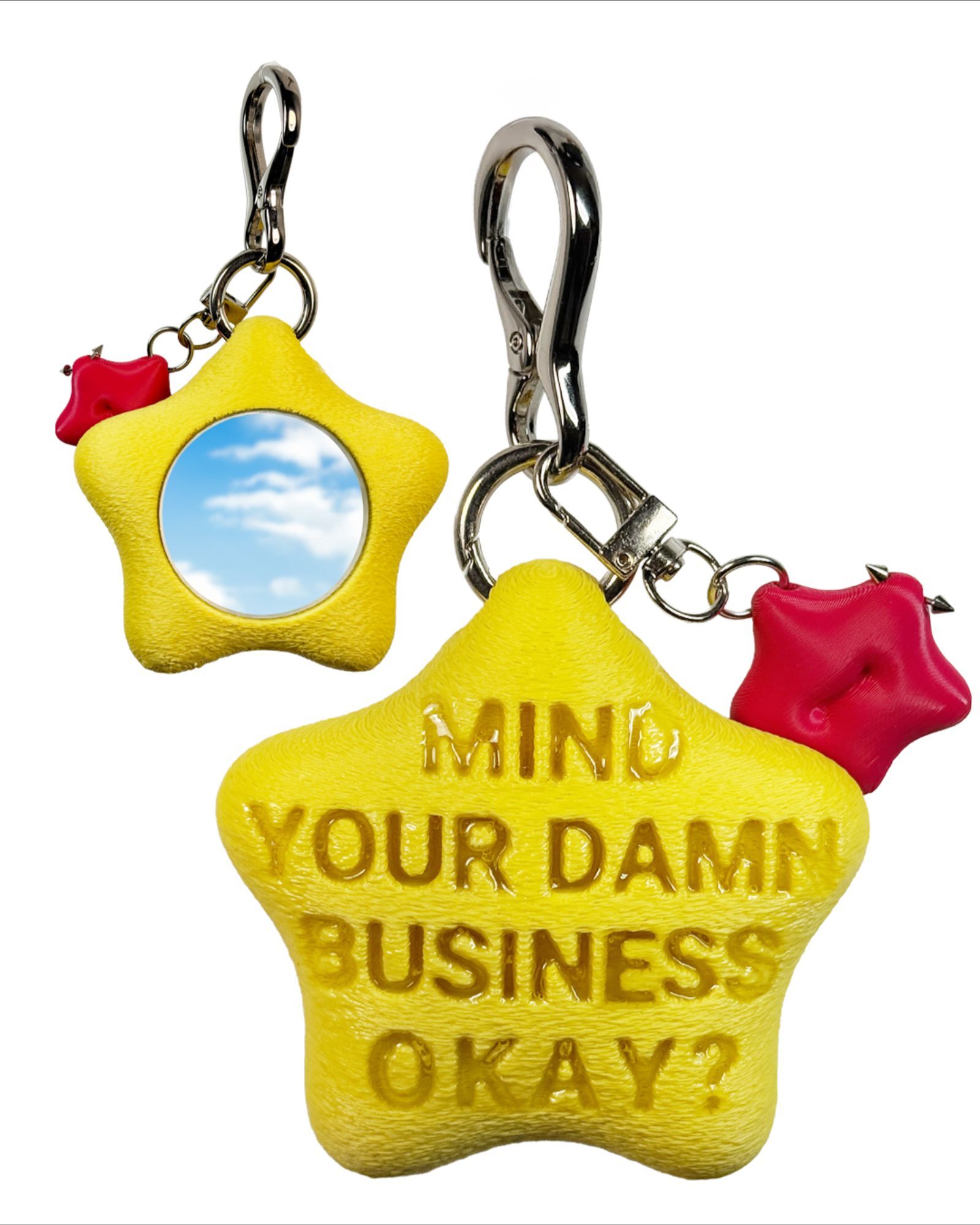 JIMI MIND UR BUSINESS MIRROR - Yellow