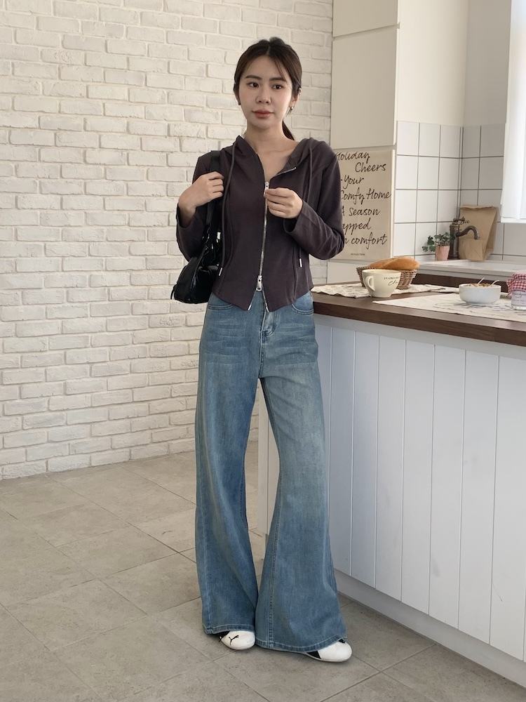 長腿姊姊修飾牛仔褲