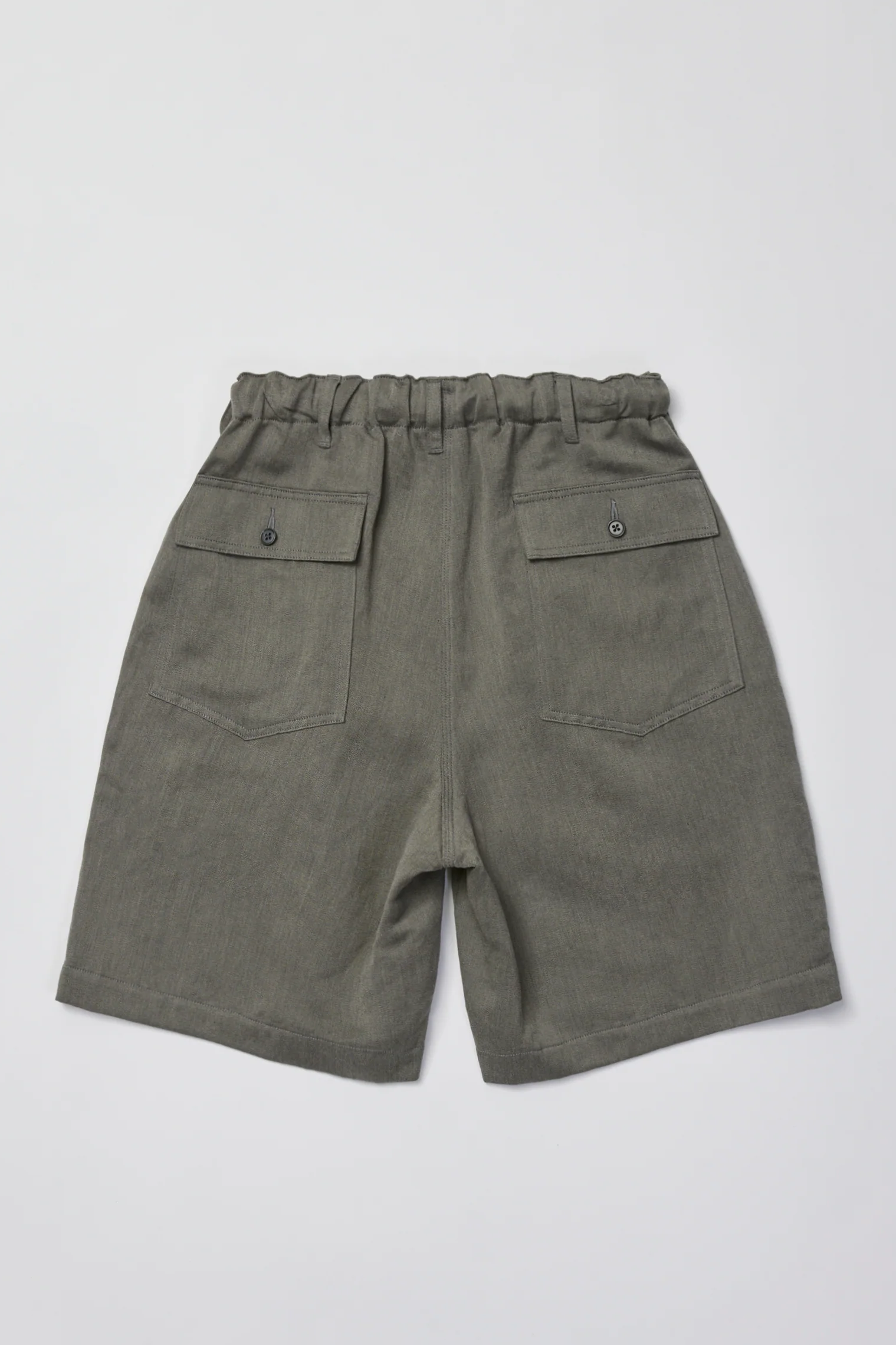 ULTERIOR WASHED C/L CORKSCREW UTILITY SHORTS