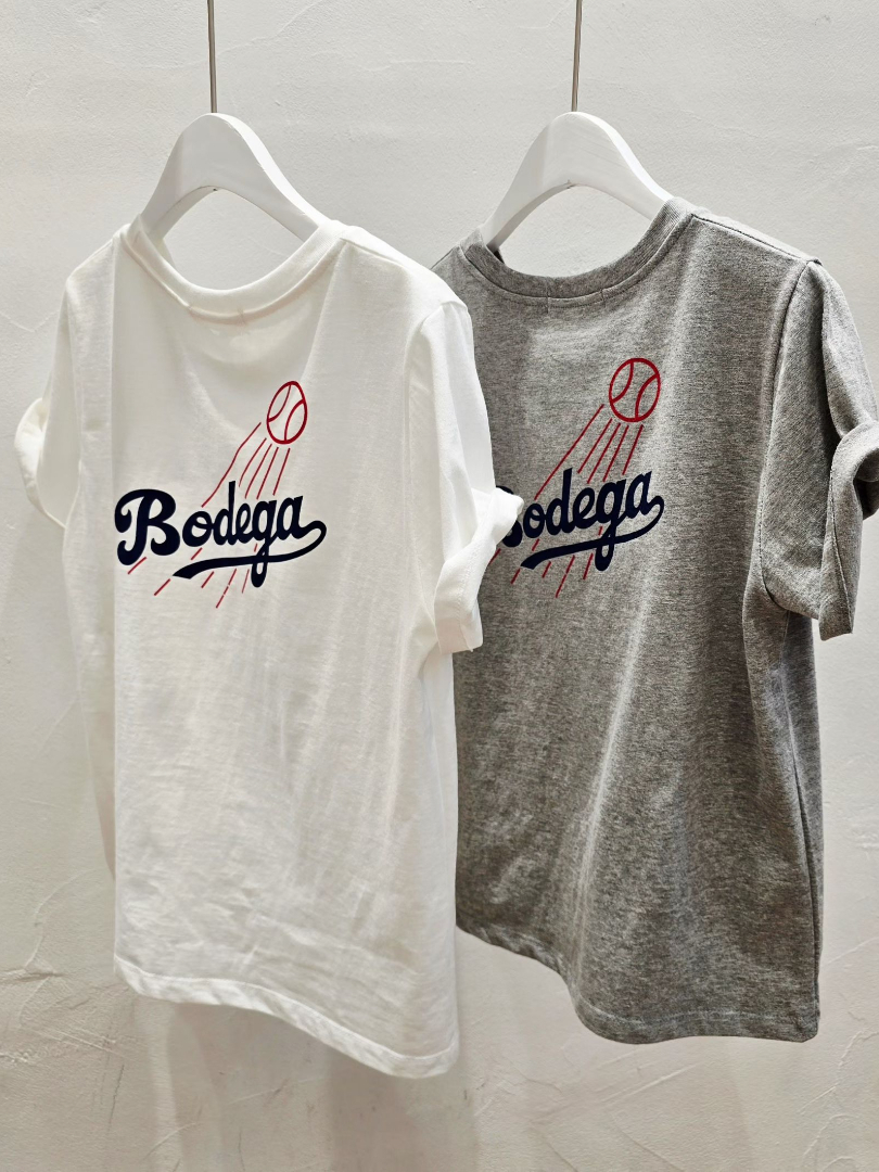 Bodega復古字母棉T★韓系休閒印花上衣