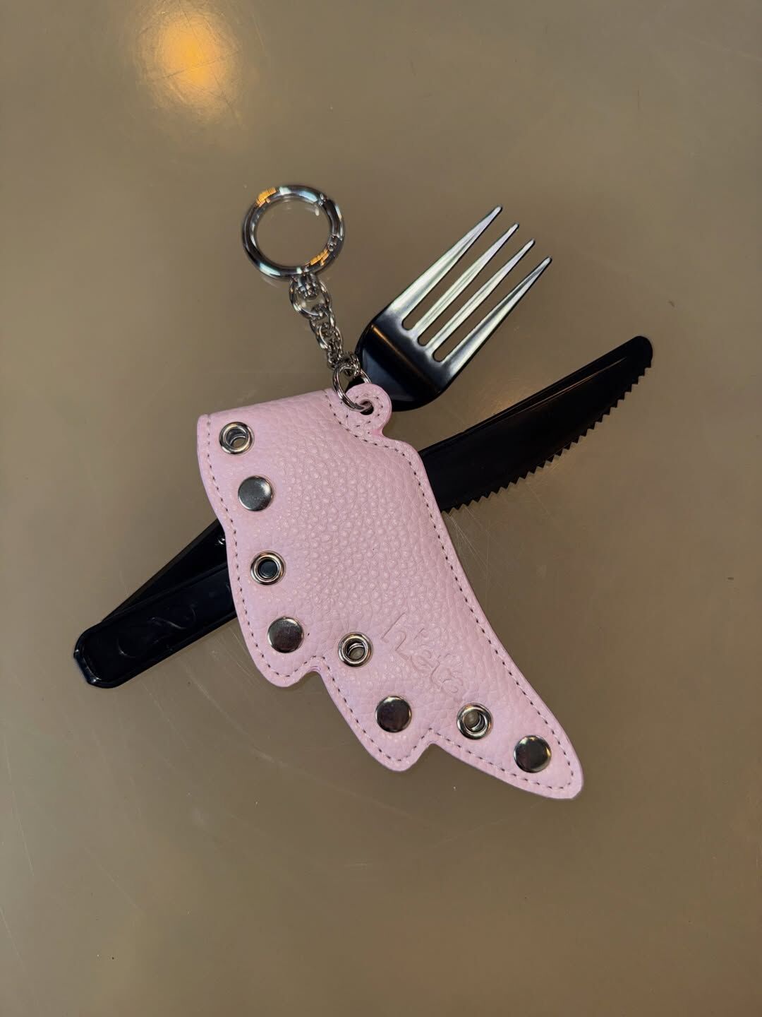 【預購】韓國代購 hieta 天使翅膀鑰匙圈 捲線 收納 可愛小物