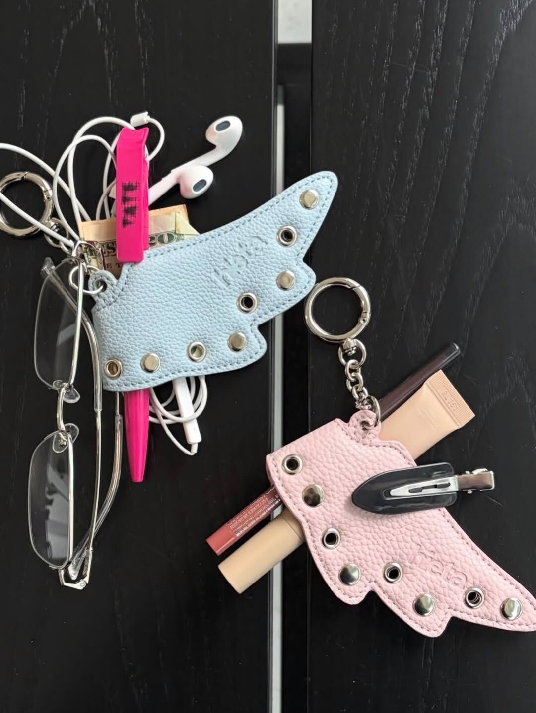 【預購】韓國代購 hieta 天使翅膀鑰匙圈 捲線 收納 可愛小物