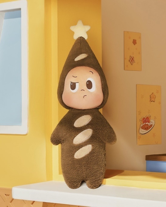 <官方正版>POPMART 泡泡瑪特 星星人 歡迎來到月球表面系列 法棍毛絨抱枕 100cm 娃娃 TWINKLE TWINKLE
