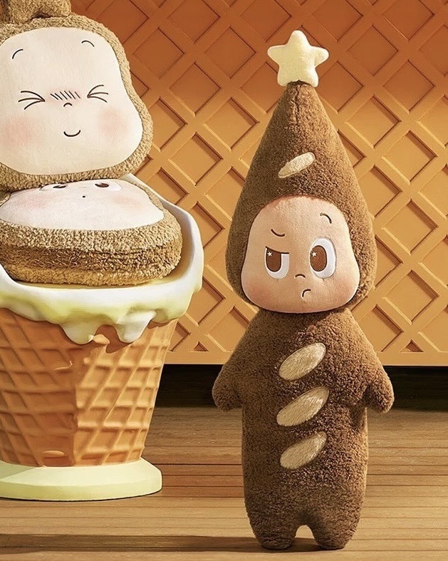 <官方正版>POPMART 泡泡瑪特 星星人 歡迎來到月球表面系列 法棍毛絨抱枕 100cm 娃娃 TWINKLE TWINKLE
