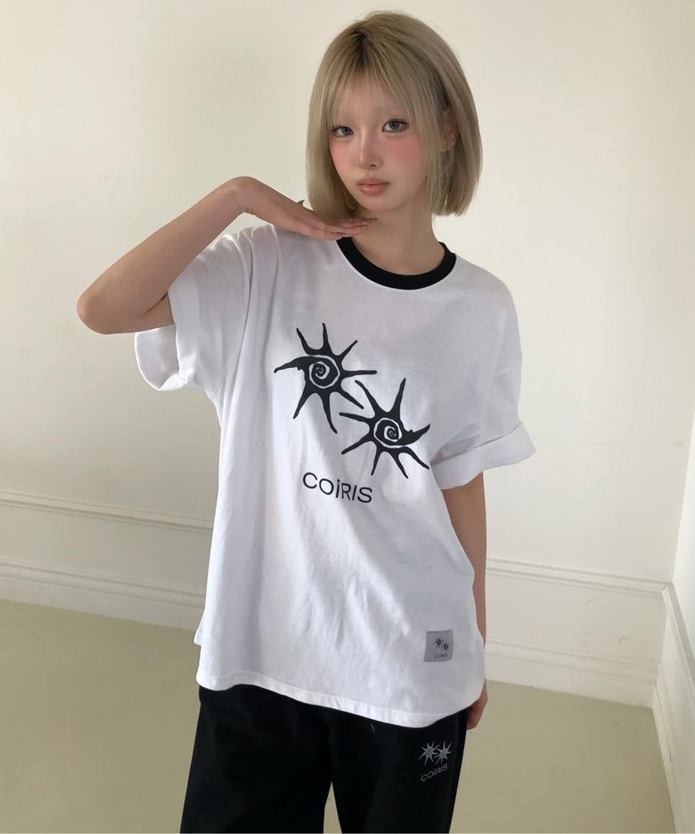 【預購】 韓國代購 COIRIS Soluna Half Tee 經典 印花 短袖 T-Shirt 多色可選