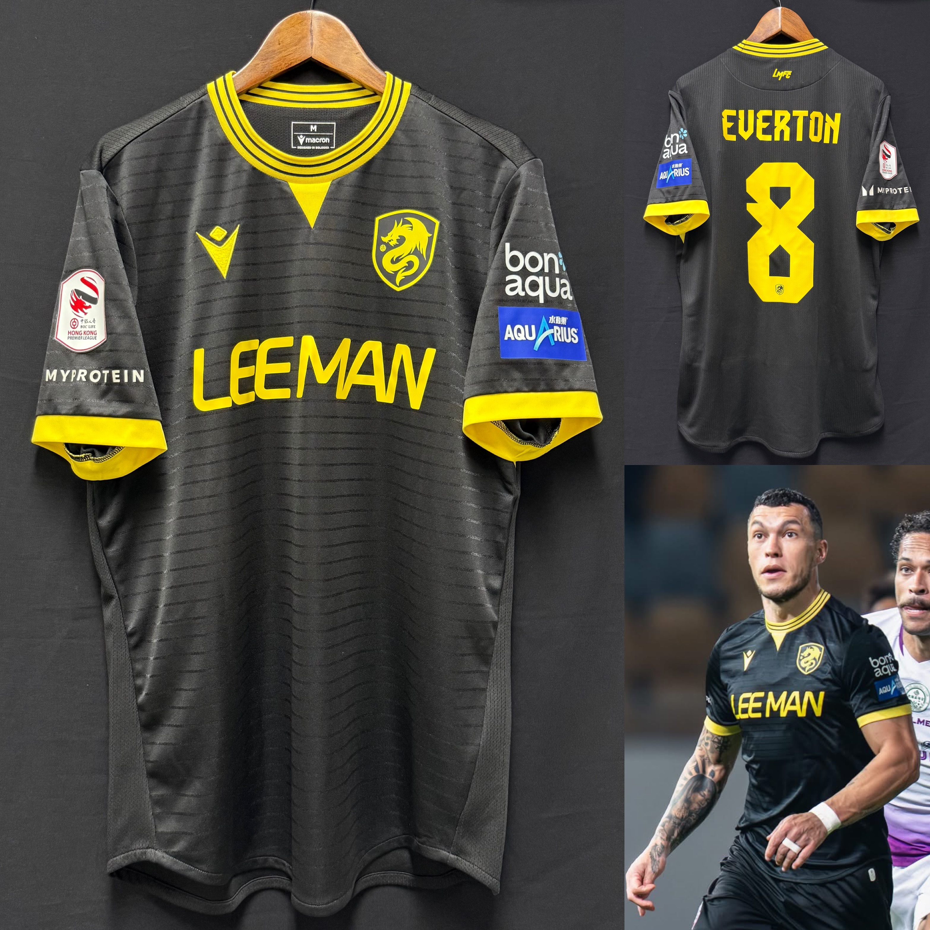 (Match Issue) Lee Man Football Club 2025-2026 Macron Third Match Issue Shirt #8 EVERTON
