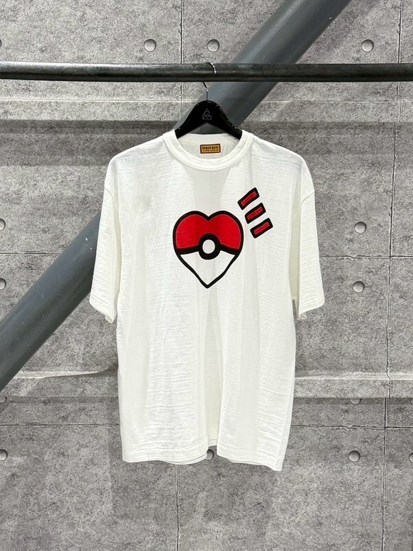 HUMAN MADE x Pokémon 限量聯名款 寶貝球愛心Logo 短袖 T