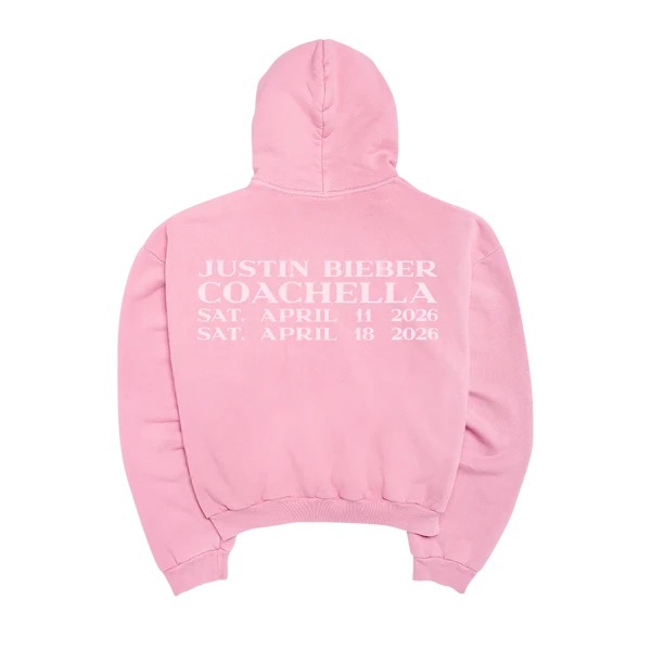 🇺🇸 SWAG COACHELLA HOODIE PINK 小賈斯汀  科切拉 2026年限定  Justin Bieber 帽T / 預購