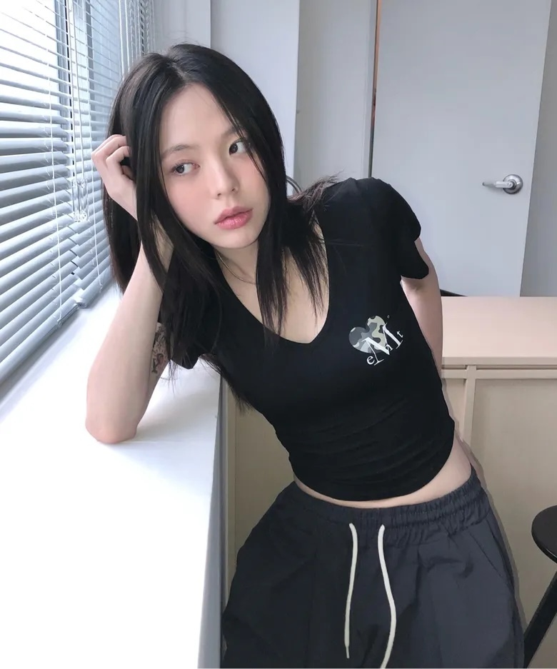 Mucent Vaint Heart 愛心 迷彩 小標 短版 縮腰 短袖 三色