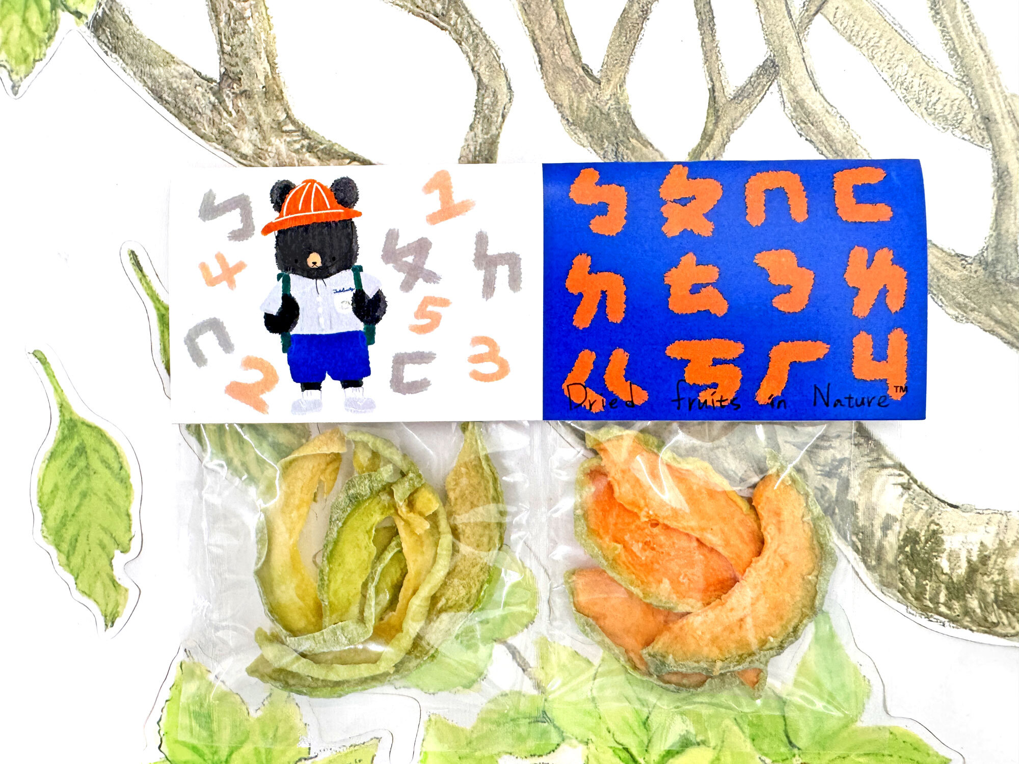 ㄅㄆㄇㄈ學生熊水果乾雙享包