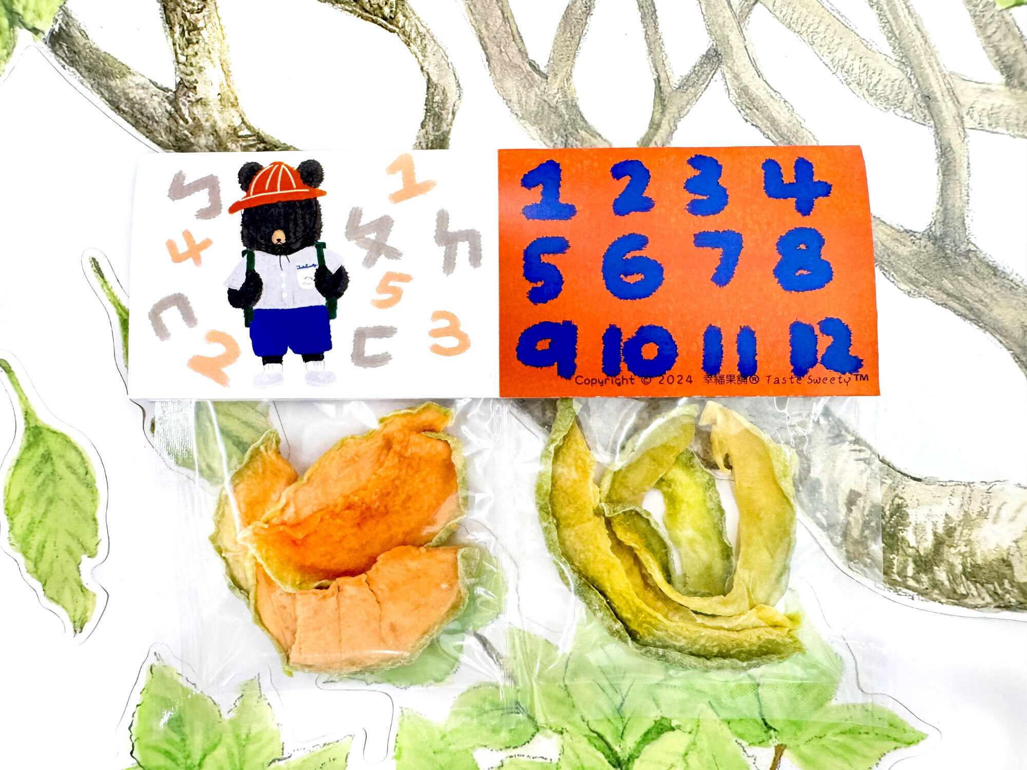 ㄅㄆㄇㄈ學生熊水果乾雙享包