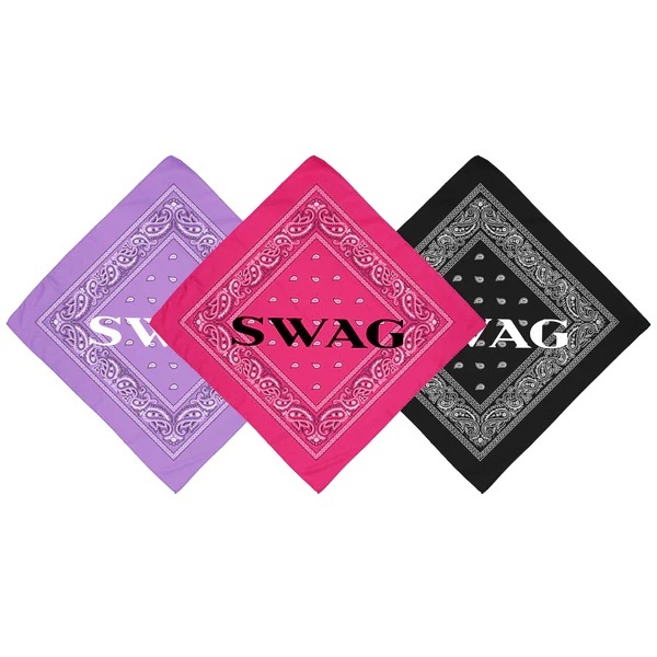 🇺🇸 SWAG BANDANA 3-PACK 小賈斯汀 Justin Bieber 絲巾 3入一組 / 預購