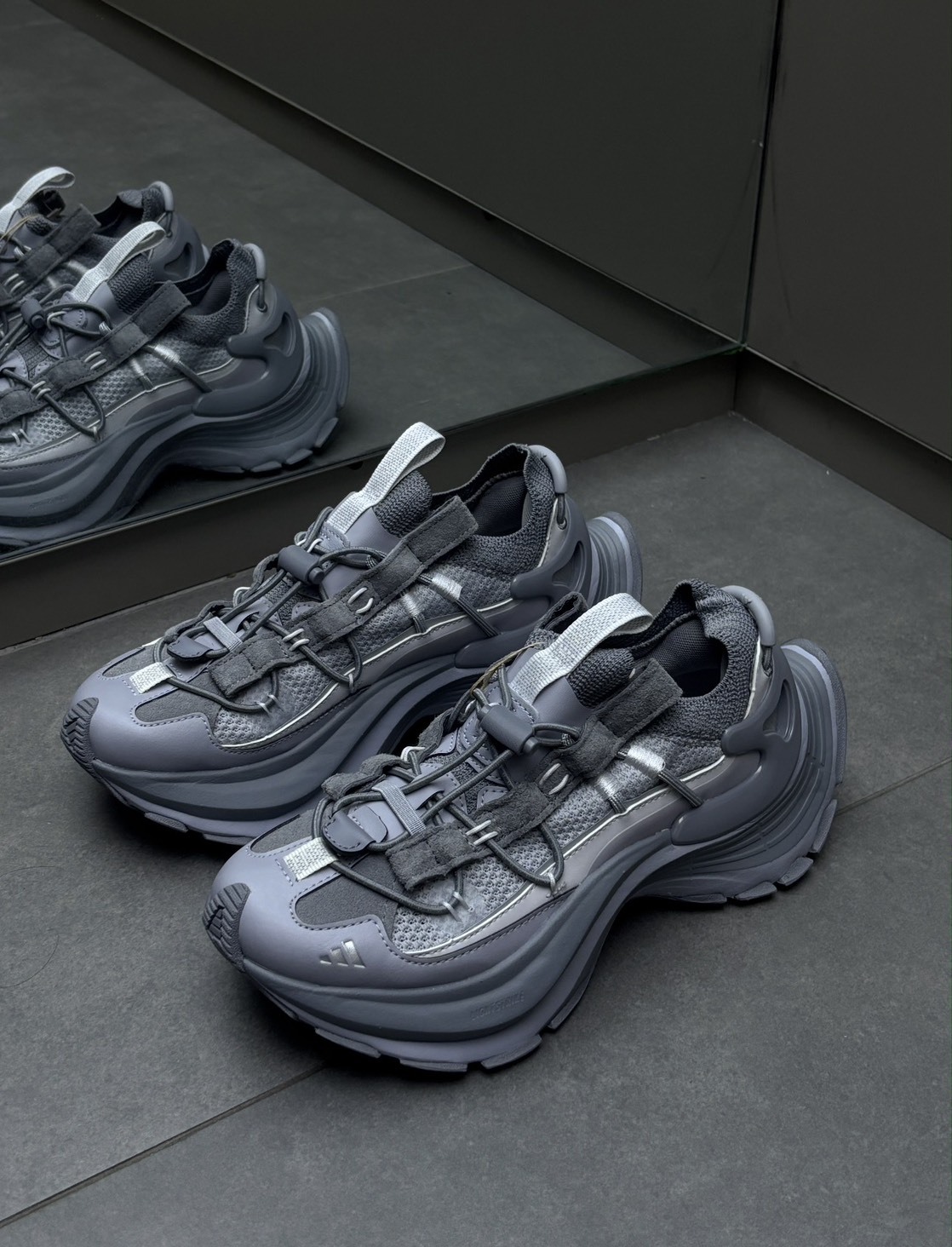 Adidas FOS XLG Speed Hike "Dash Grey Halo Silver" 石銀灰 KK1931