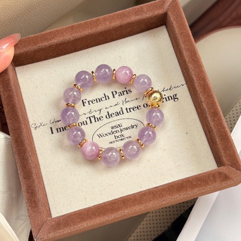 【紫柔】紫鋰輝x薰衣草紫水晶x貴人智慧安神