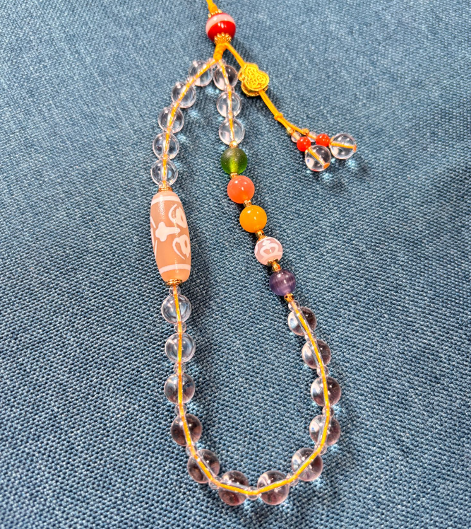 AB260418-K69 師姐推介扎基拉姆五行手機鏈（包1人掛經幡服務）(預計6月中到貨)(只限尖沙咀門市自取不包郵) (需客人留姓名，出生年月日)