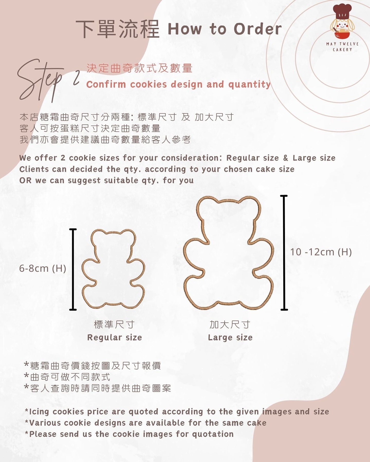 Step 2 決定曲奇款式及數量