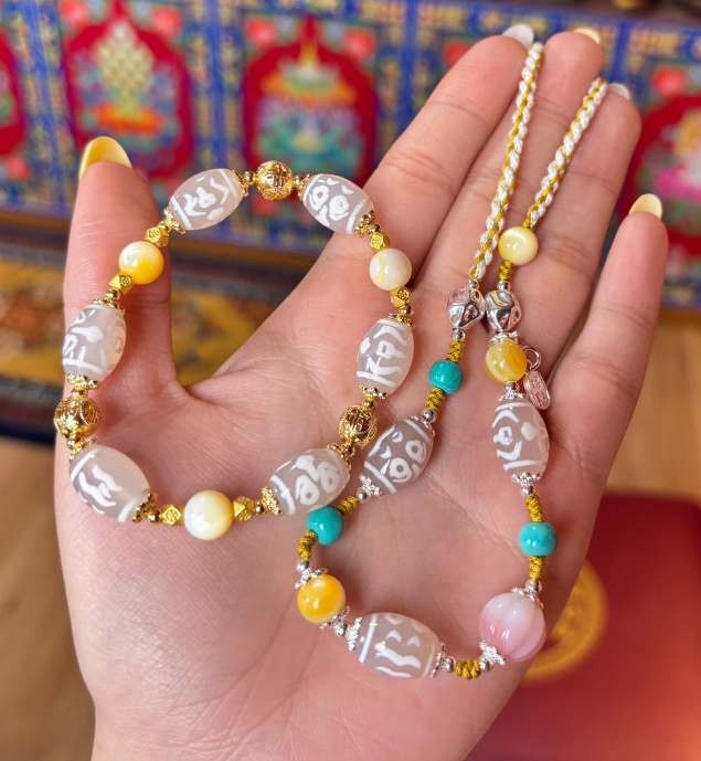 AB260418-K9-紮基拉姆項鍊+紮基拉姆手串（包1人掛經幡服務）(需客人留姓名，出生年月日，願望)(預計6月中到貨)(只限尖沙咀門市自取不包郵)