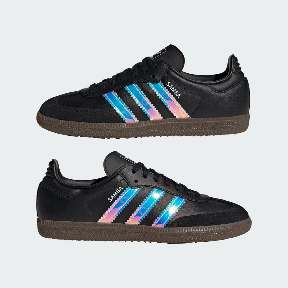 【預訂】 ADIDAS SAMBA OG 黑幻彩-GS