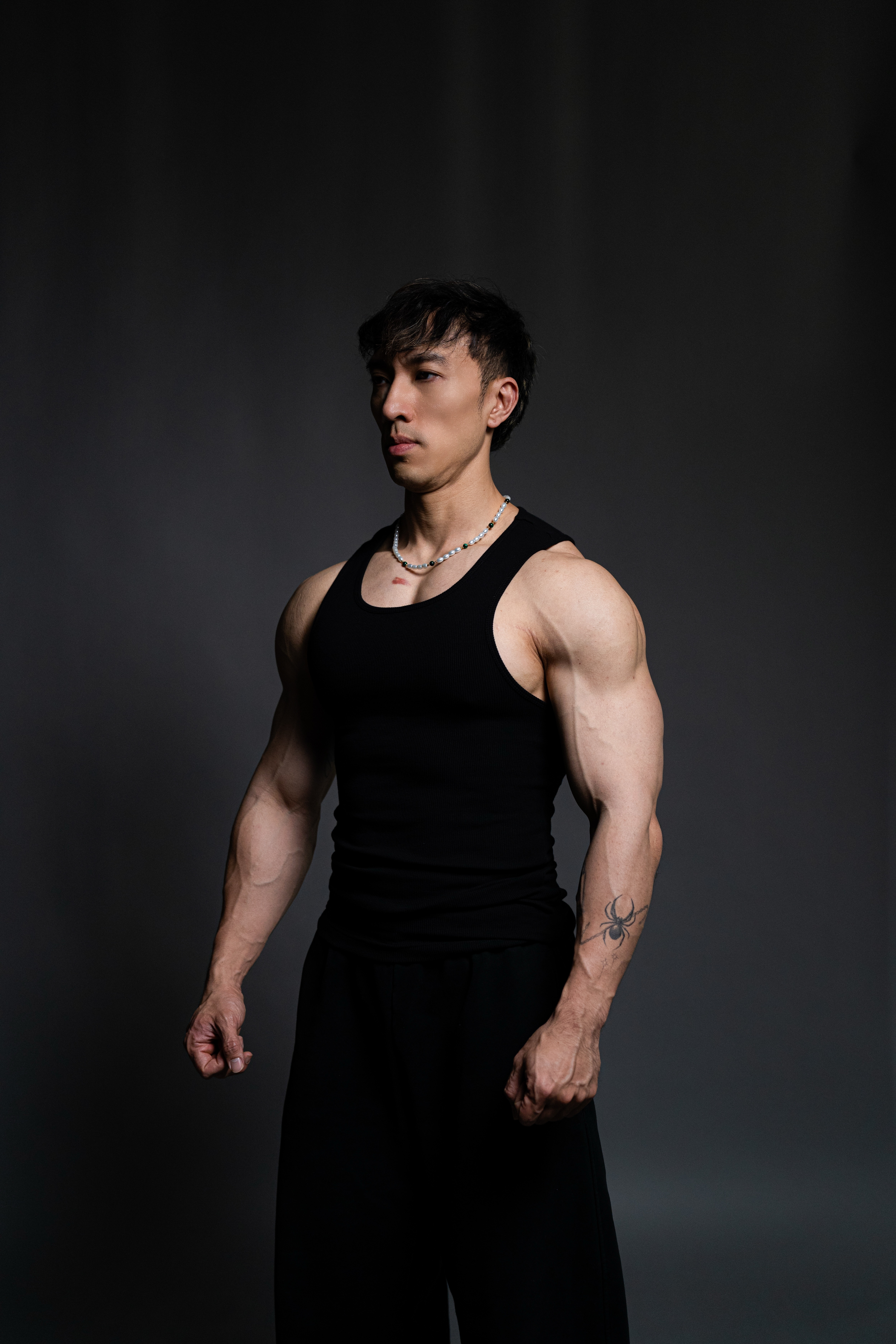 NOT ENOUGH MUSCLE TANK (BLACK)