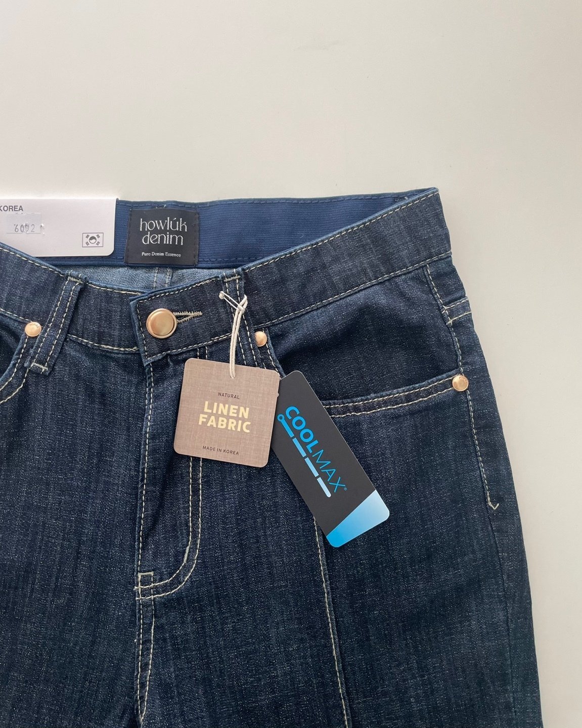 YI012 HOWLUK #6092 顯瘦直車線喇叭褲