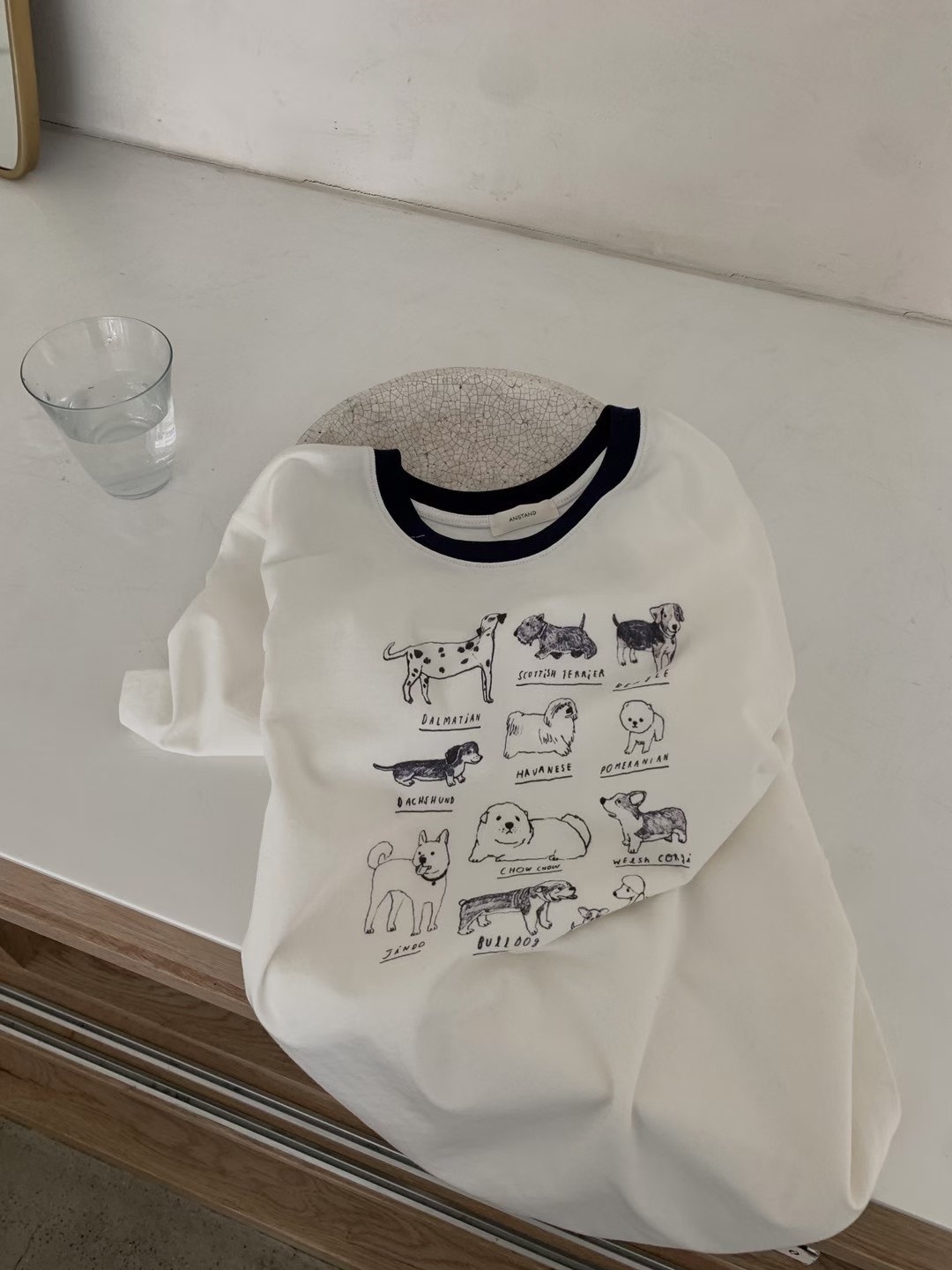Lovely puppy garden tee