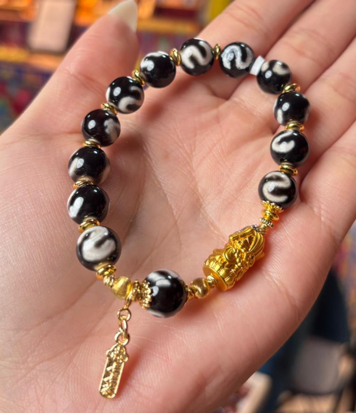 AB260418-Y16-金錢鉤紮基娘娘手串(需客人留姓名，生辰八字)(一對一大佛寺添磚加瓦增福增壽)(預計6月中到貨)(只限尖沙咀門市自取不包郵)