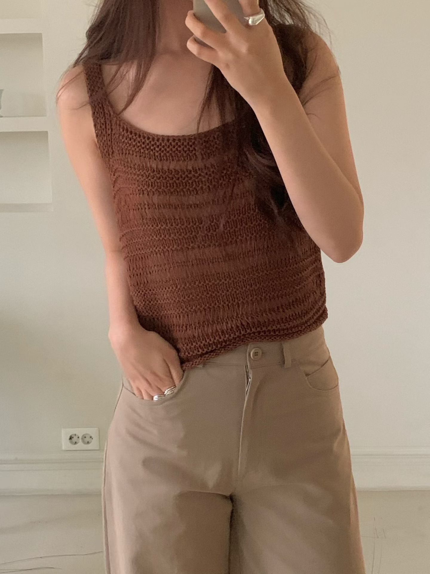 Tube sleeveless knit