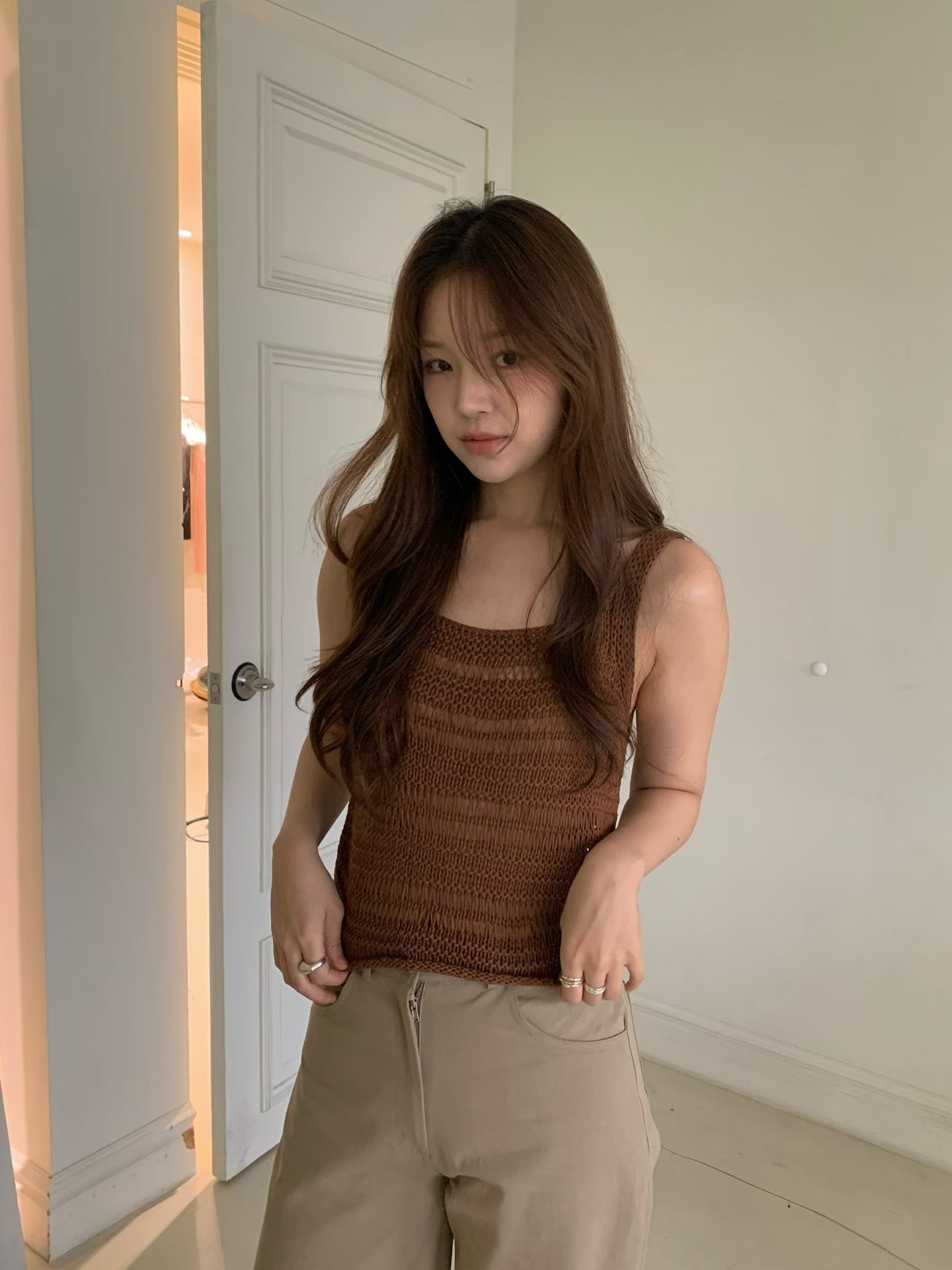 Tube sleeveless knit