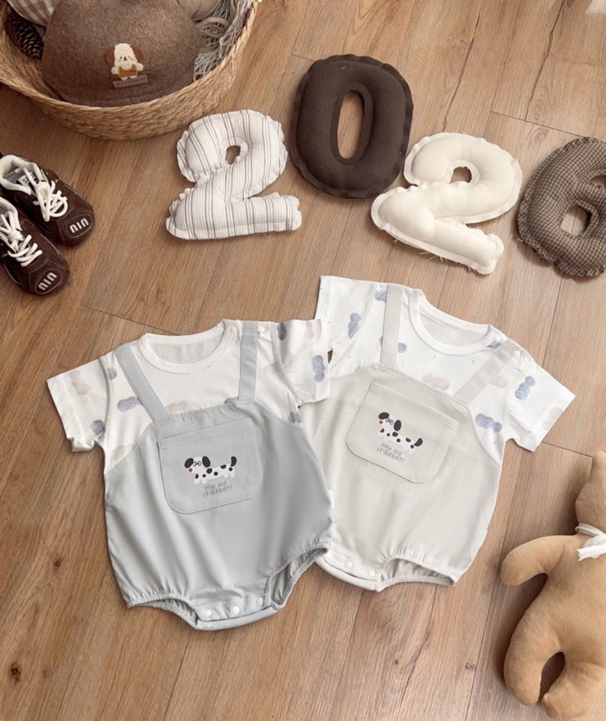 斑點小狗包屁衣