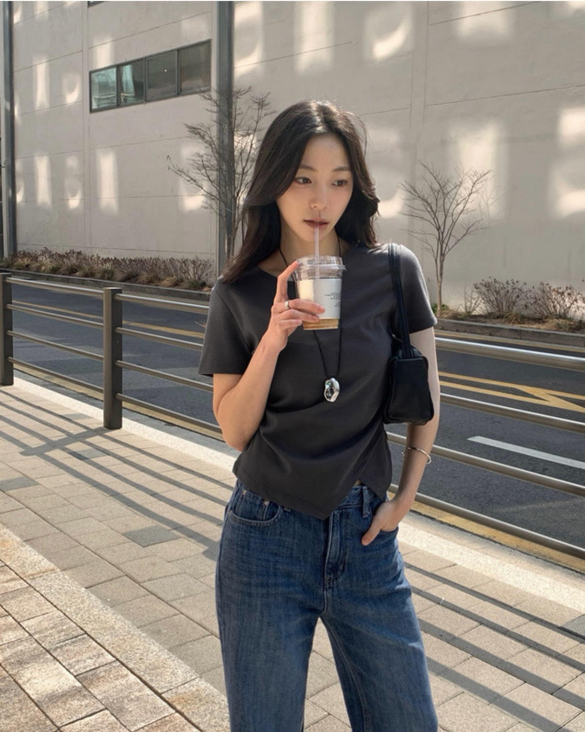 Hats semi wide bootcut denim  pants