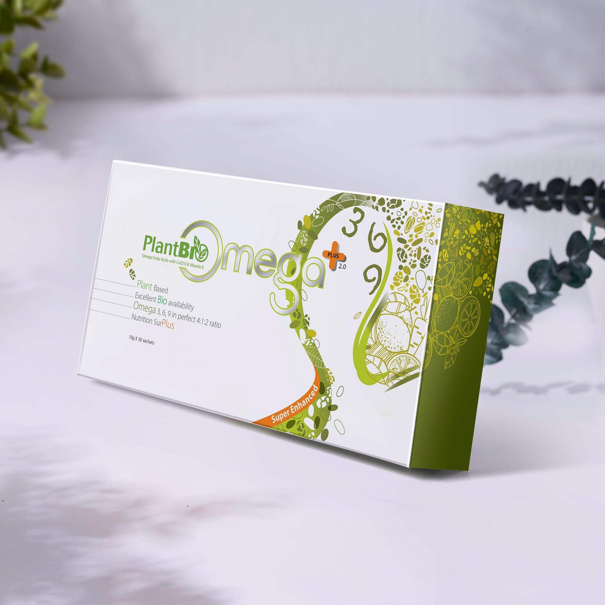 MAS-FFG0418-112 Omega Plus 2.0 植物源奧美嘉 2.0 (30's x 10g) 36 boxes/ carton (A12)