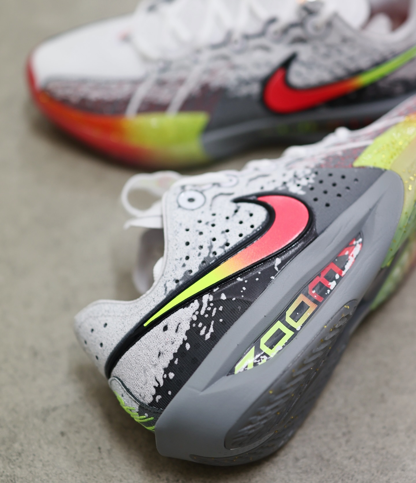 NIKE AIR ZOOM G.T. Cut 3 EP 灰橘黃聖誕節漸層 ii6581-001