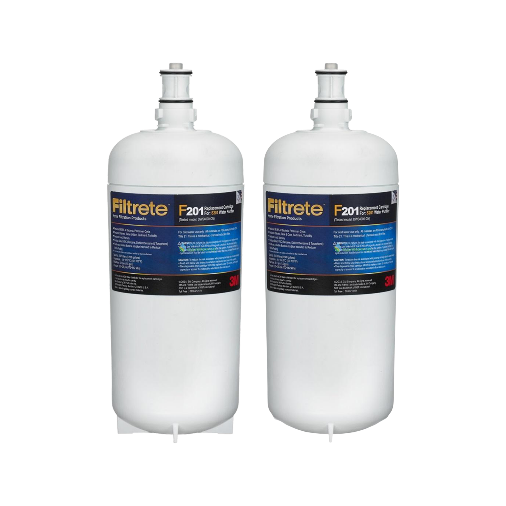 【定期購 365 天】3M S201 除菌活性碳濾芯 二入超值組 3US-F201-5