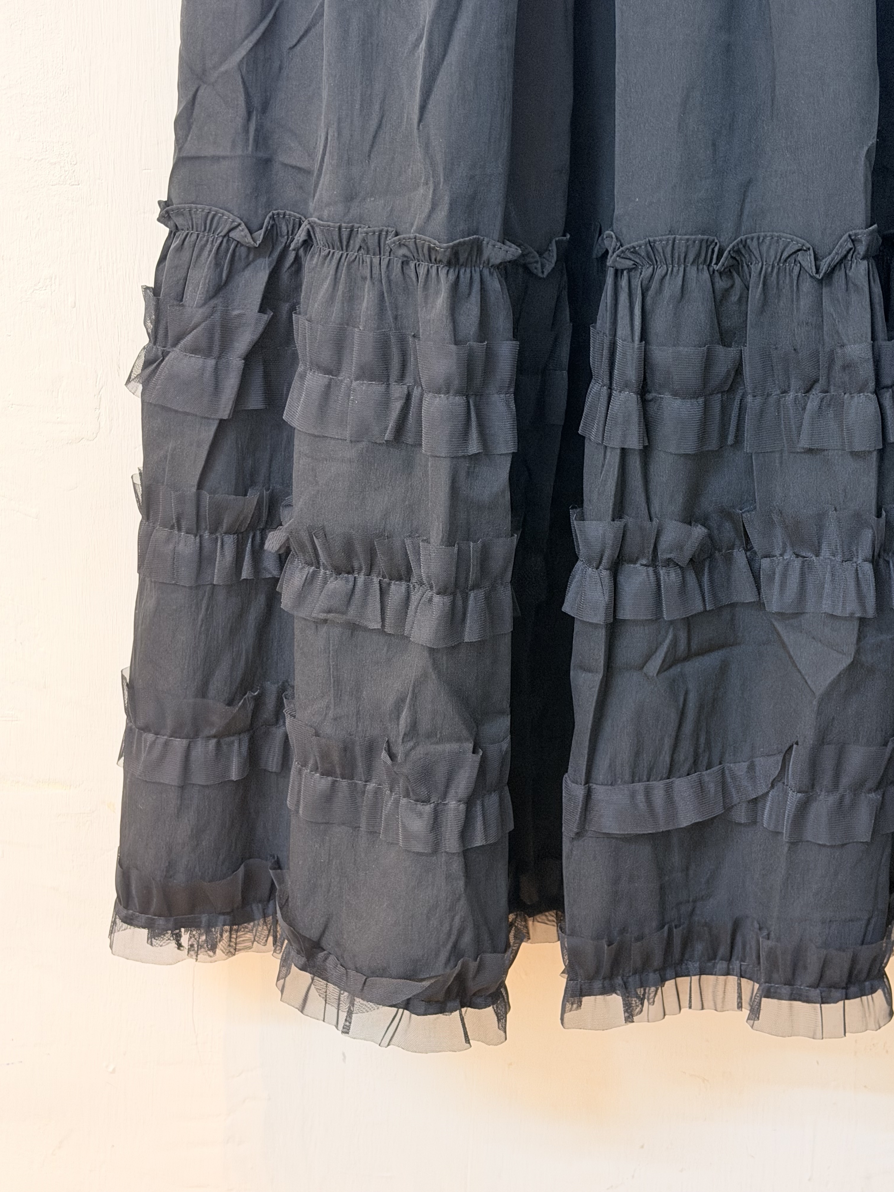 四層紗紗Ruffle邊半身裙