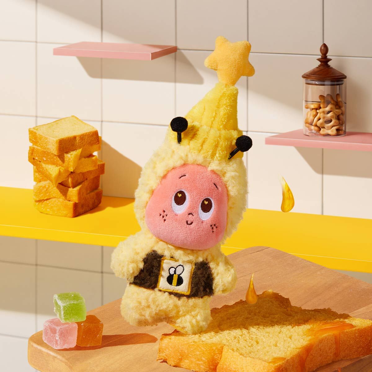 POP MART 泡泡瑪特星星人 歡迎來到月球表面系列 毛絨掛件(2kinds)