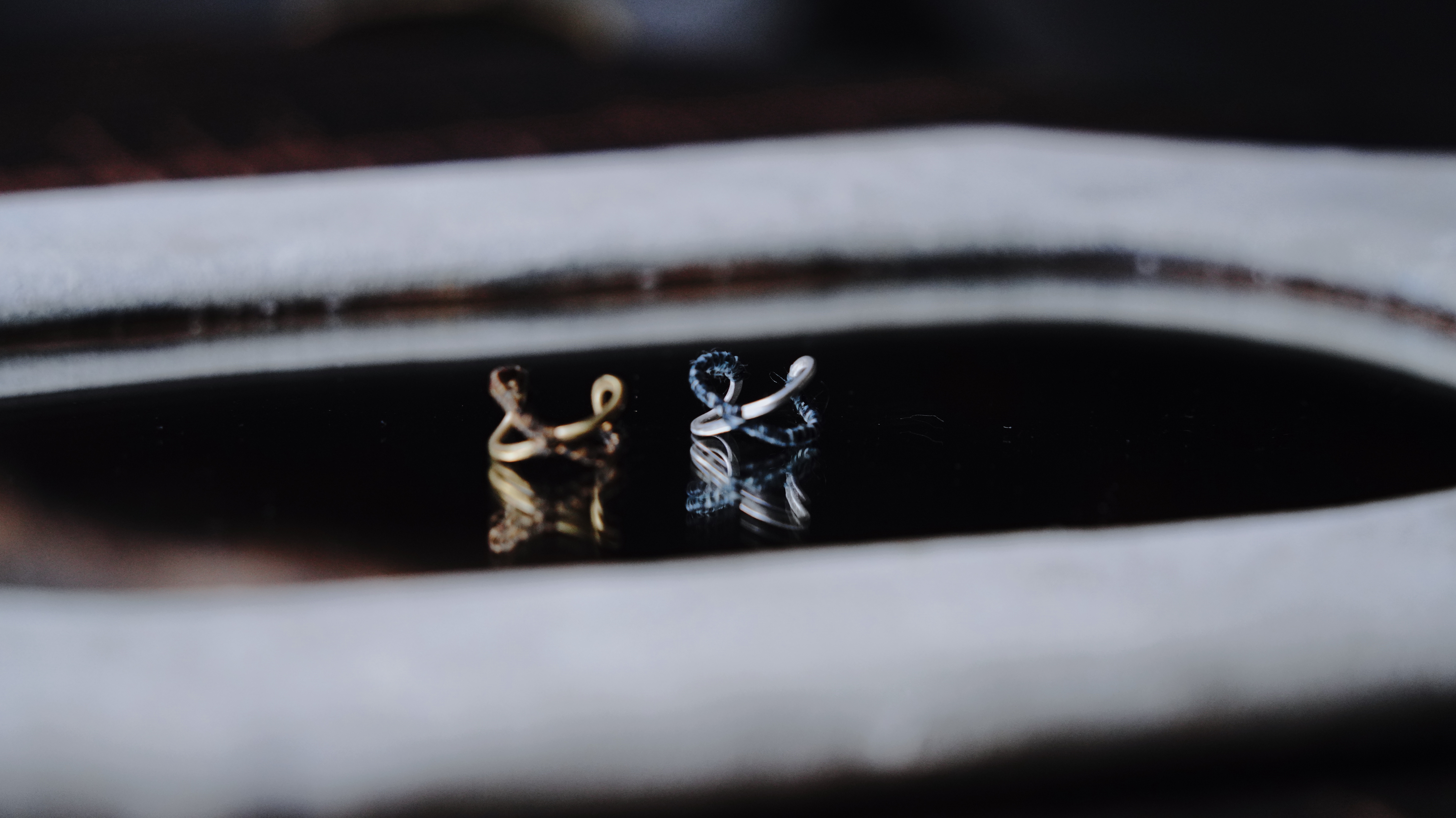 jili ｜ 鹿兒島大島紬 小交織耳扣