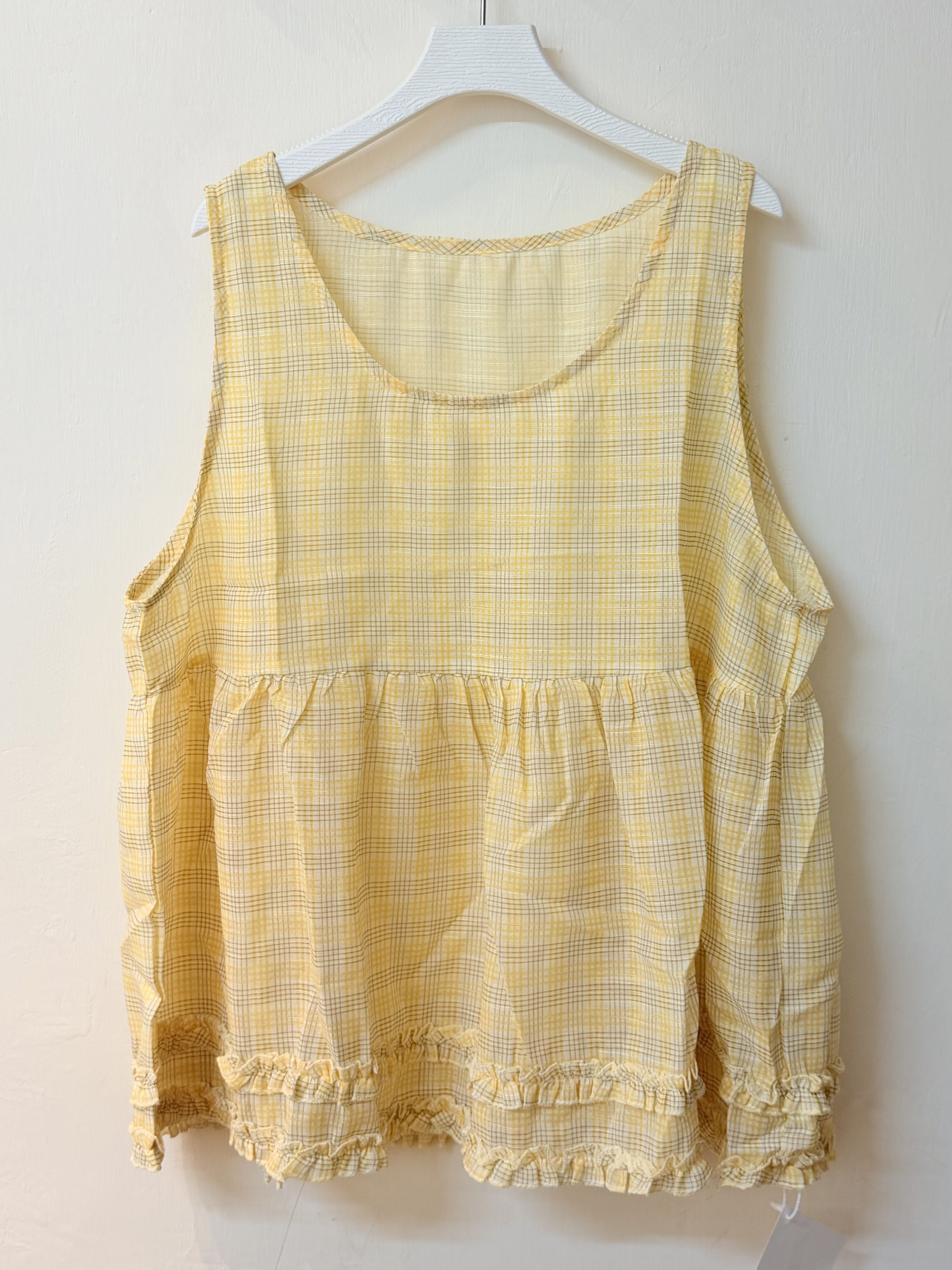 亮色格紋背心☀️