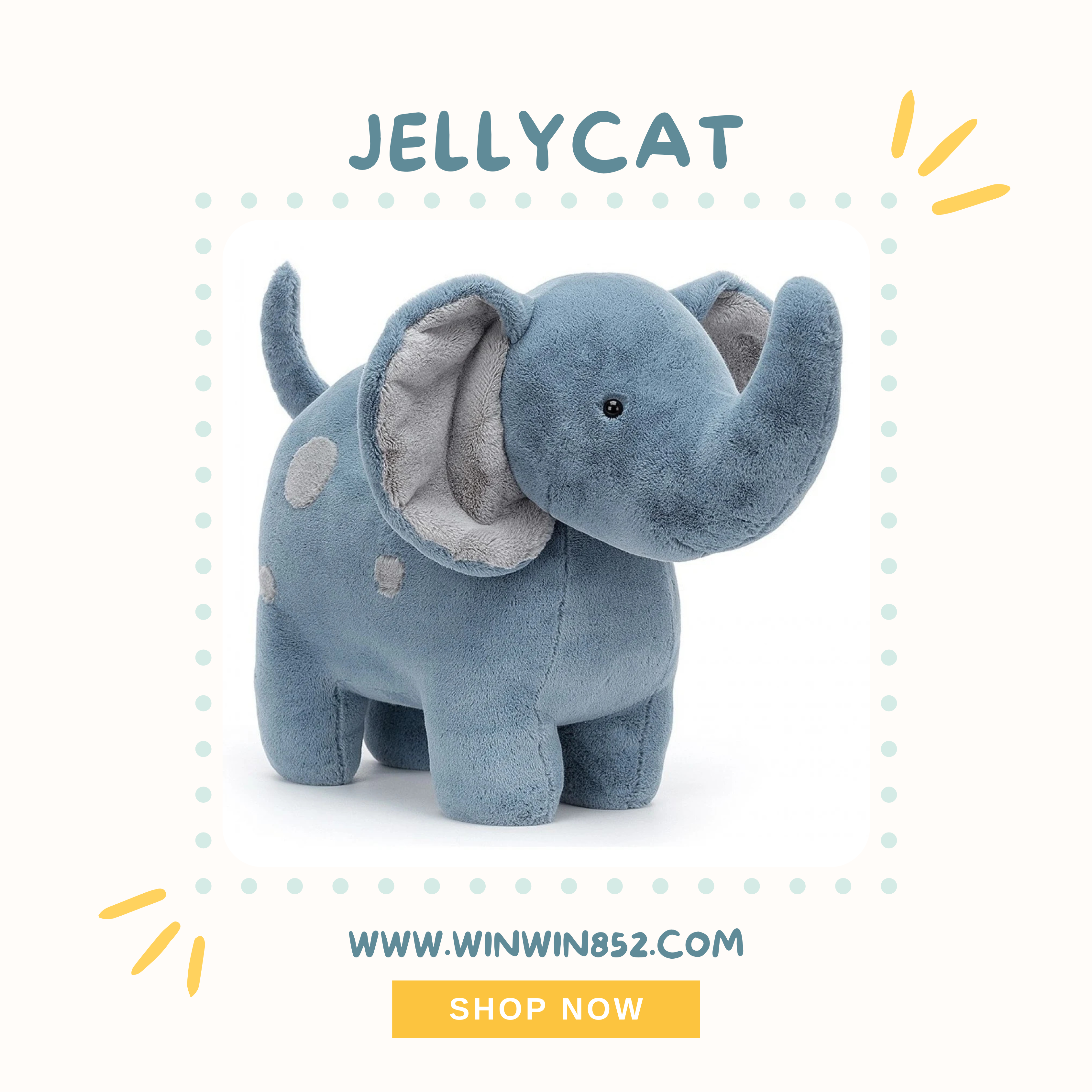 Jellycat Big Spottie Elephant