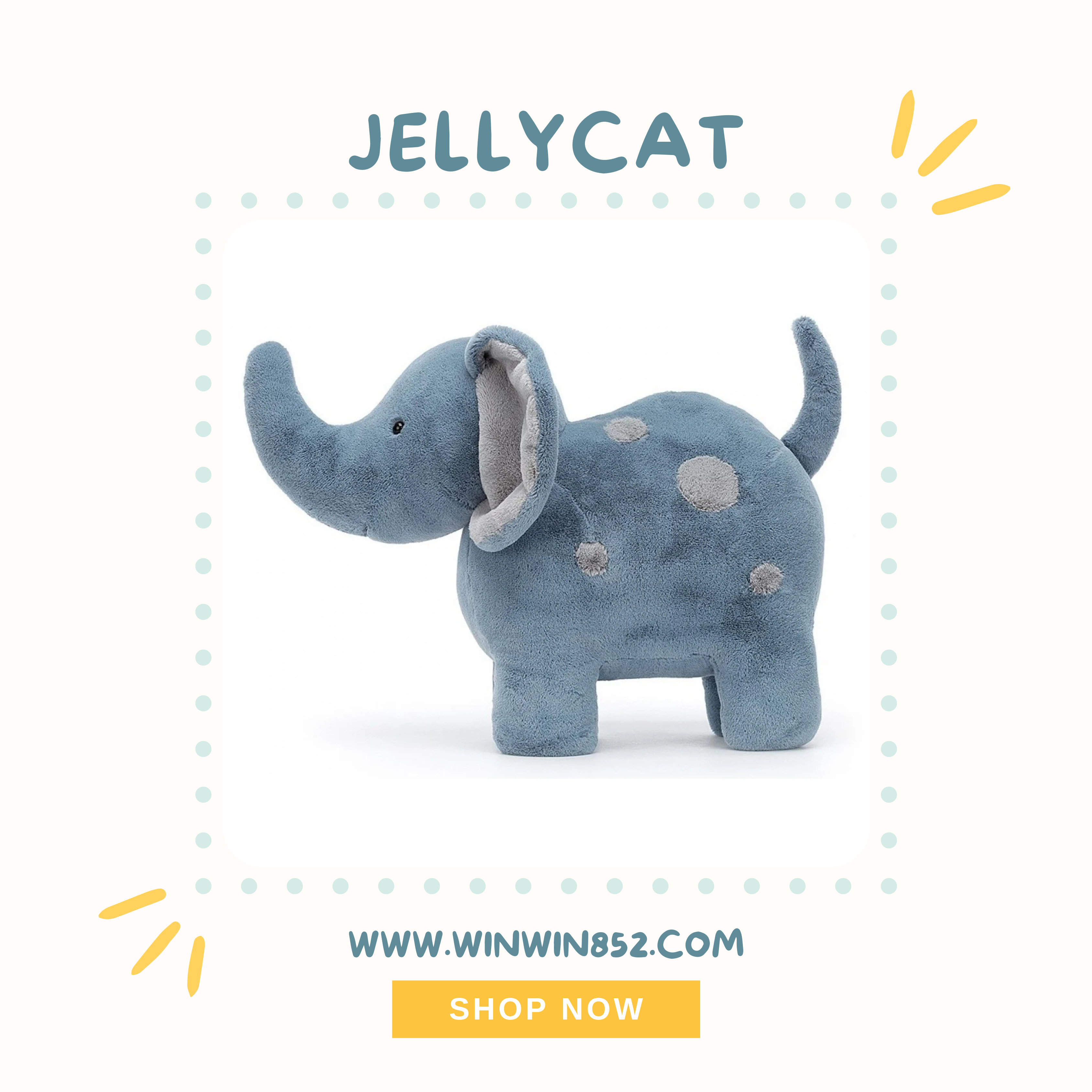 Jellycat Big Spottie Elephant