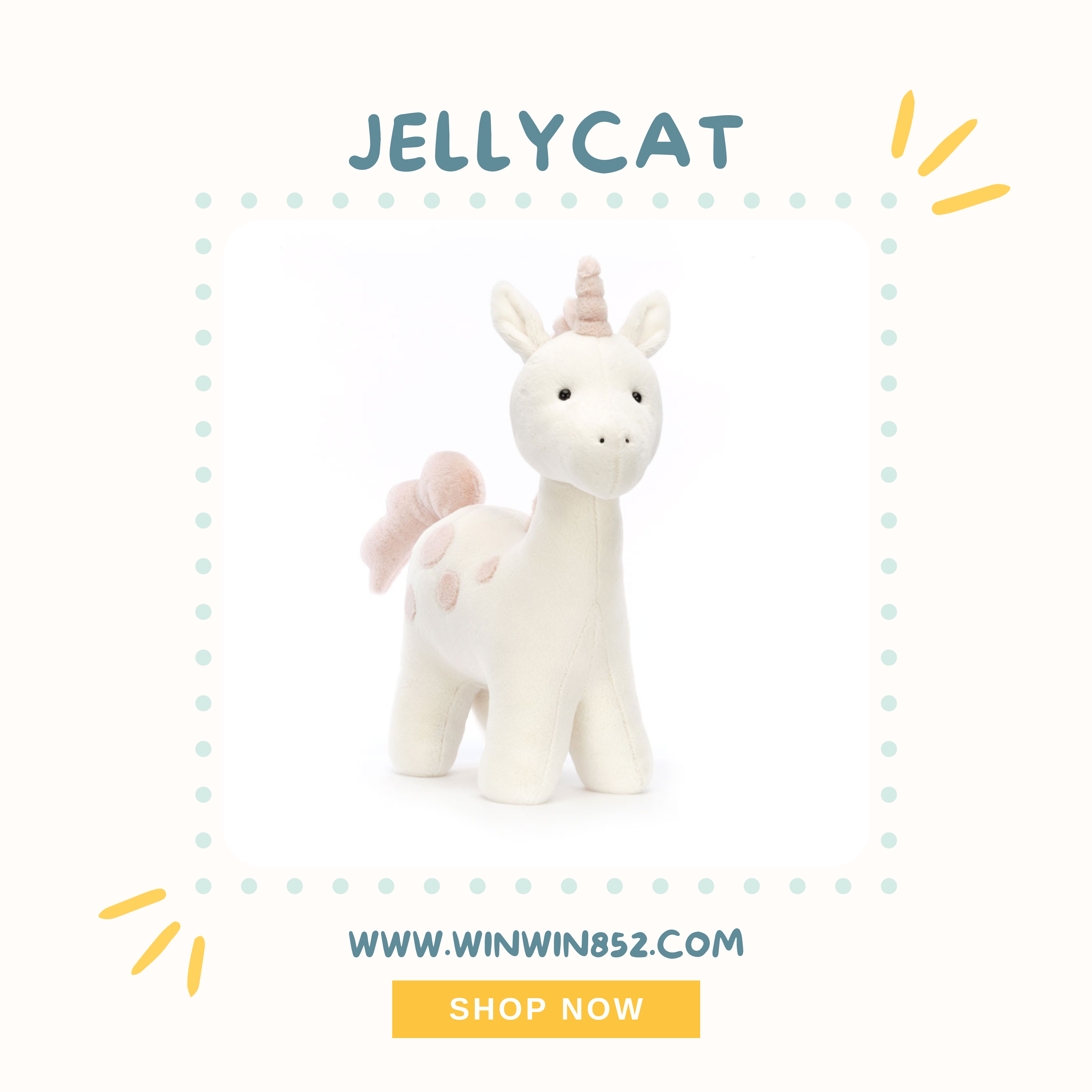 Jellycat Big Spottie Unicorn