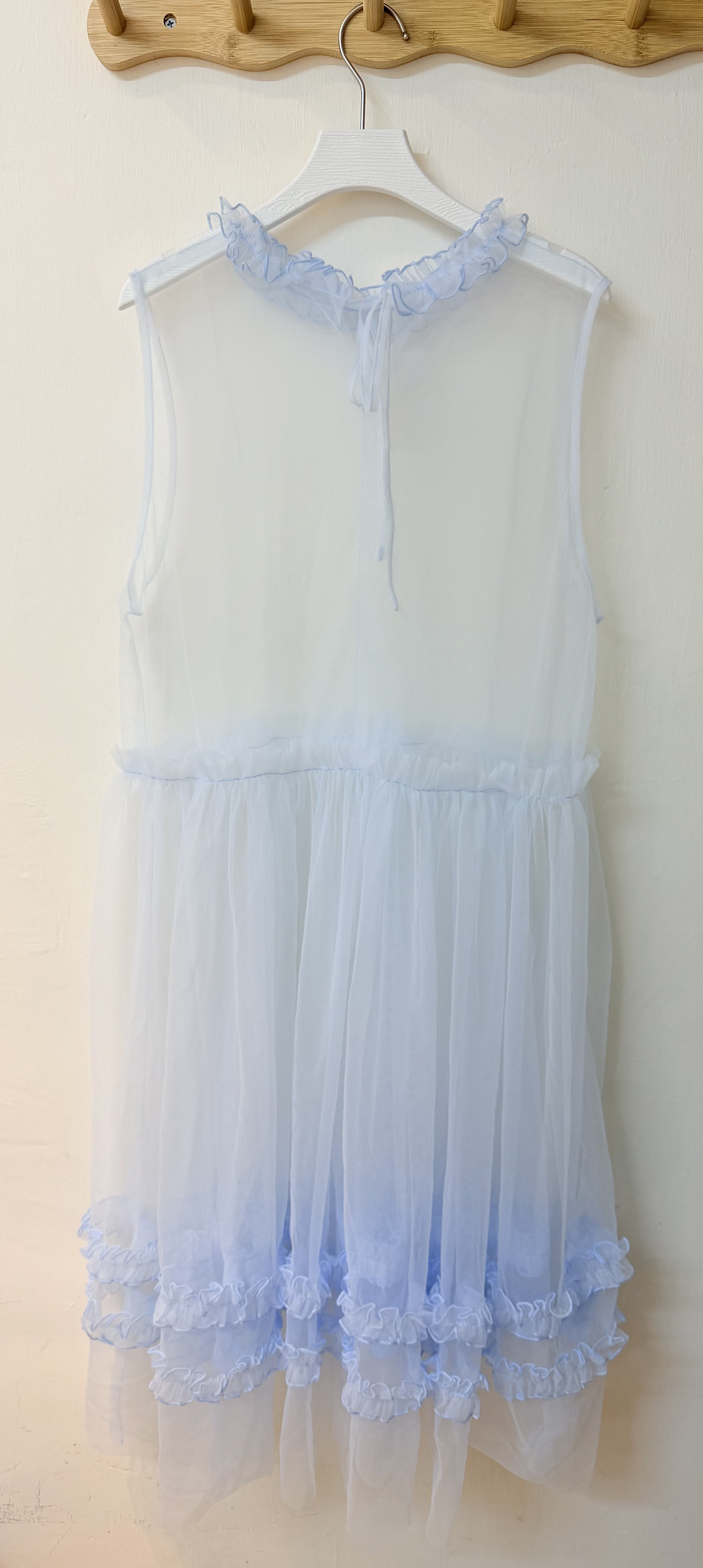 空靈通透Ruffle邊背心罩衫🎐