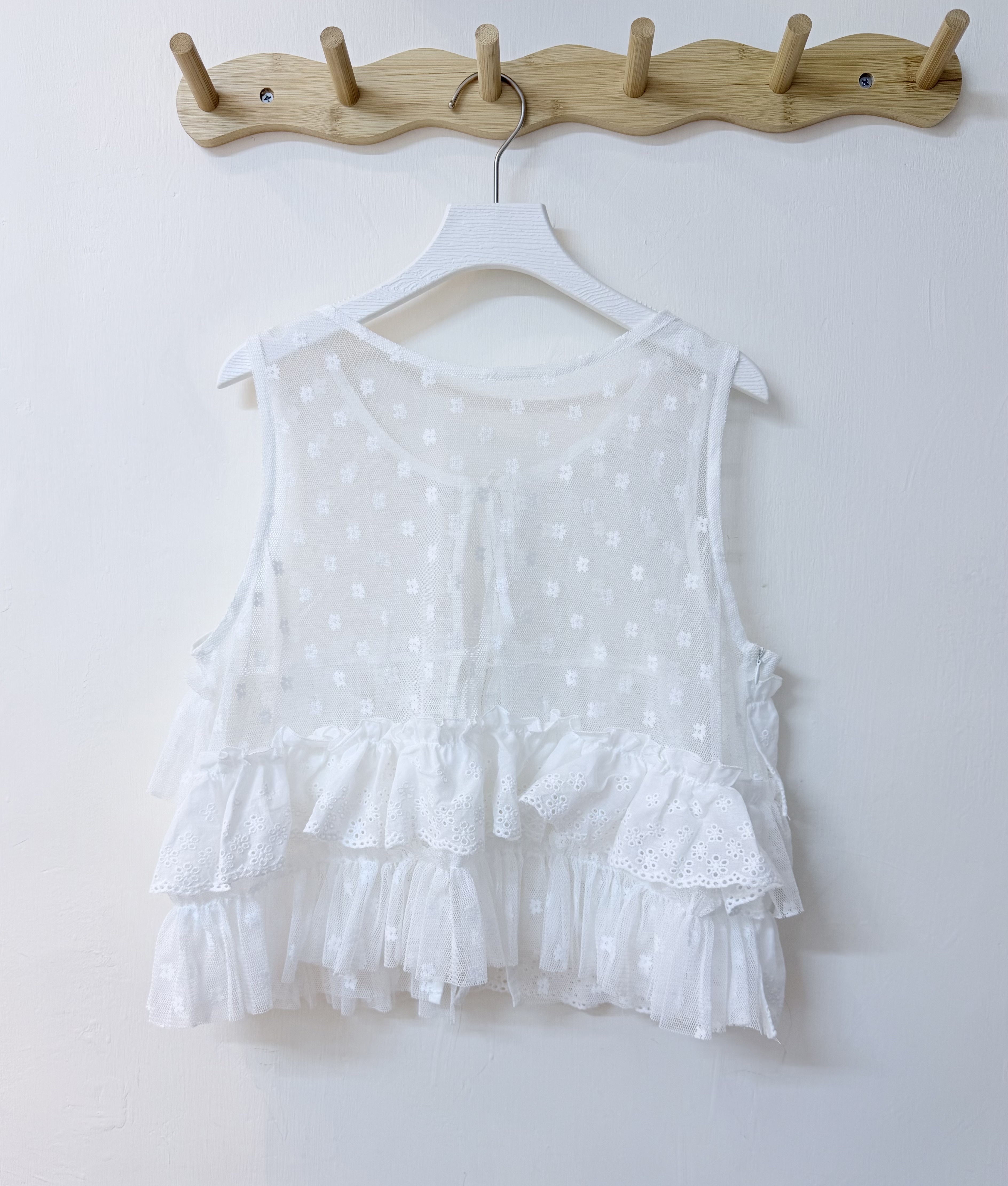 超百搭！三層蛋糕花花Lace短身外搭🍓