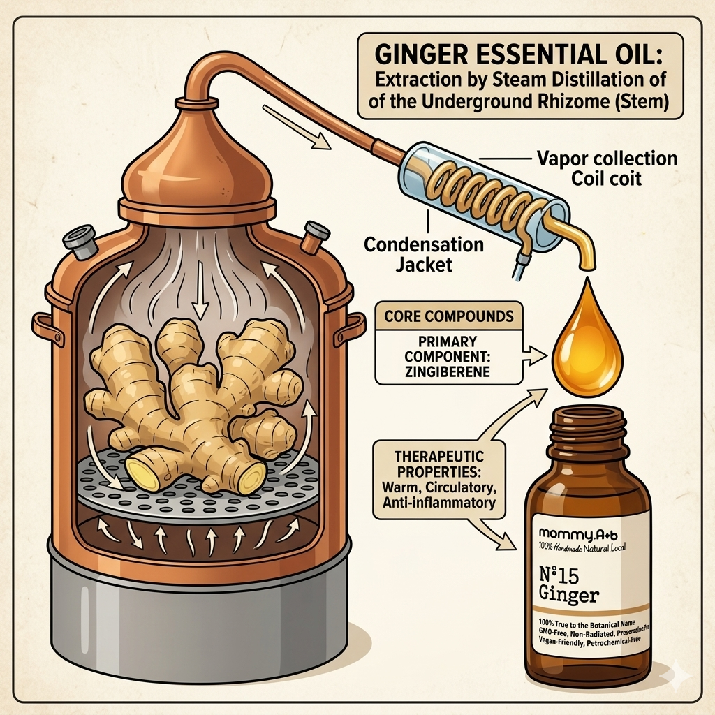 mommy.A+b organic ginger essential oil