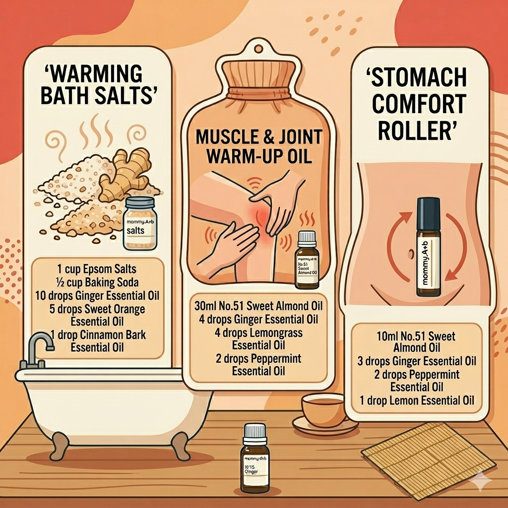 mommy.A+b organic ginger essential oil