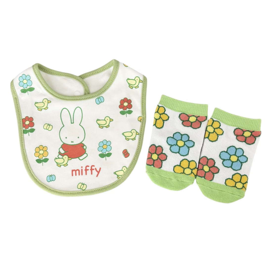 Miffy 嬰兒口水肩連襪仔套裝