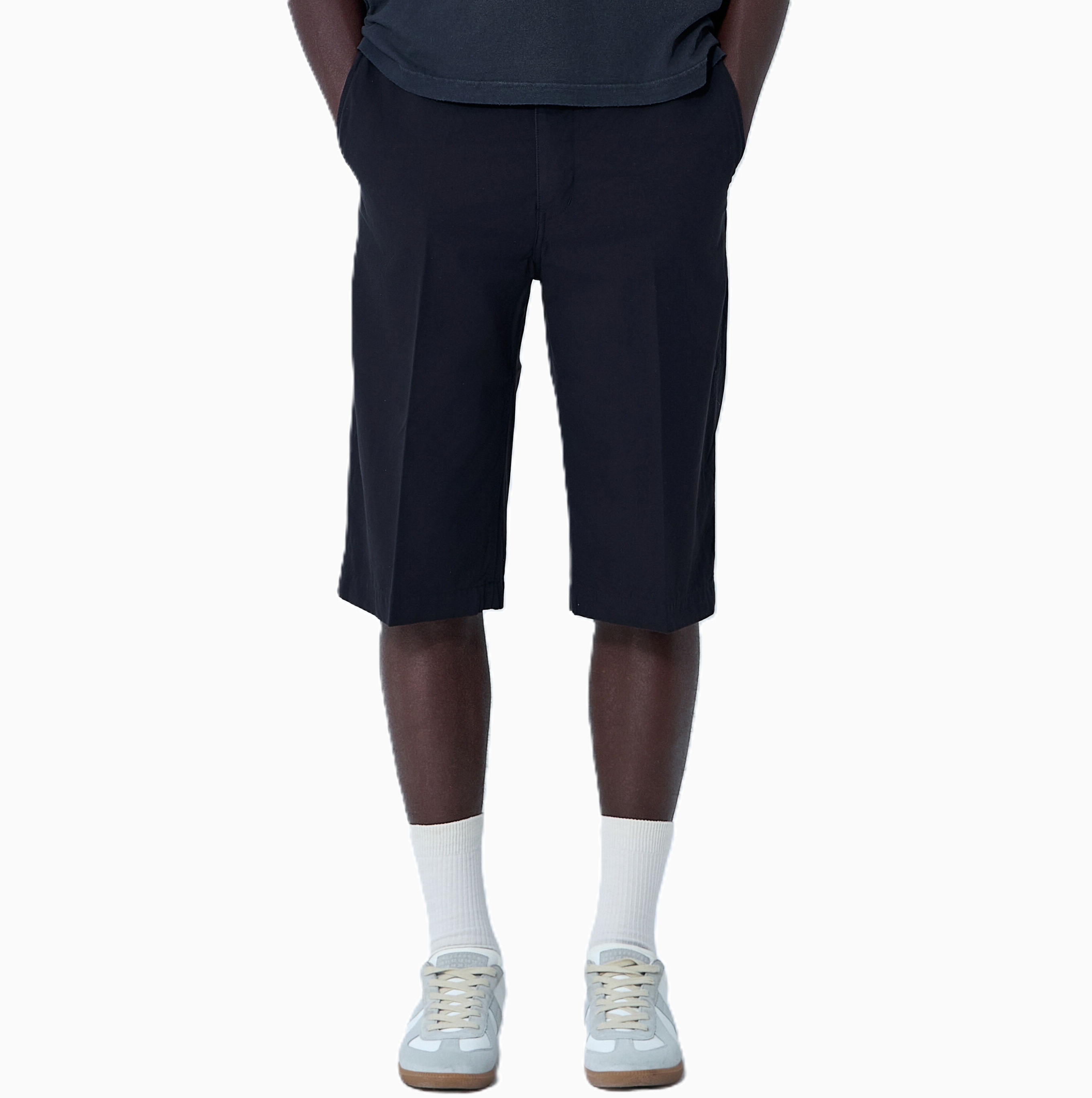 RE-STOCK: VISVIM WIDE CHINO SHORTS - BLACK SIZE 4 PRE ORDER ITEM (預訂中)
