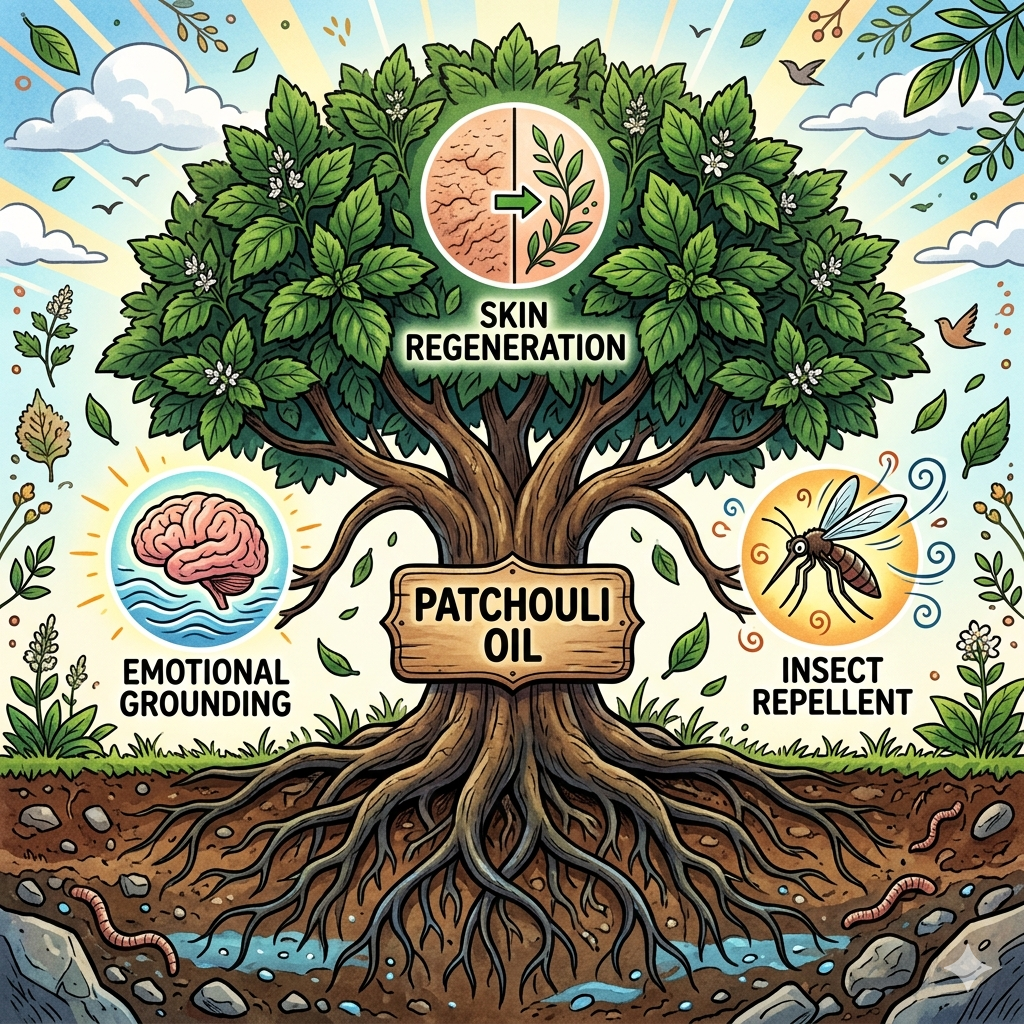 mommy.A+b organic Patchouli essential oil