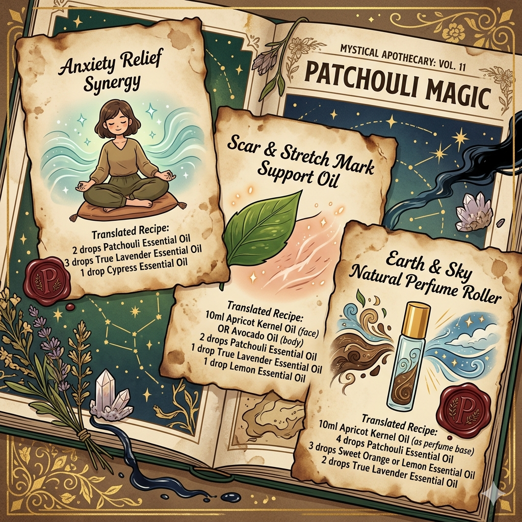 mommy.A+b Organic Patchouli Essential Oil